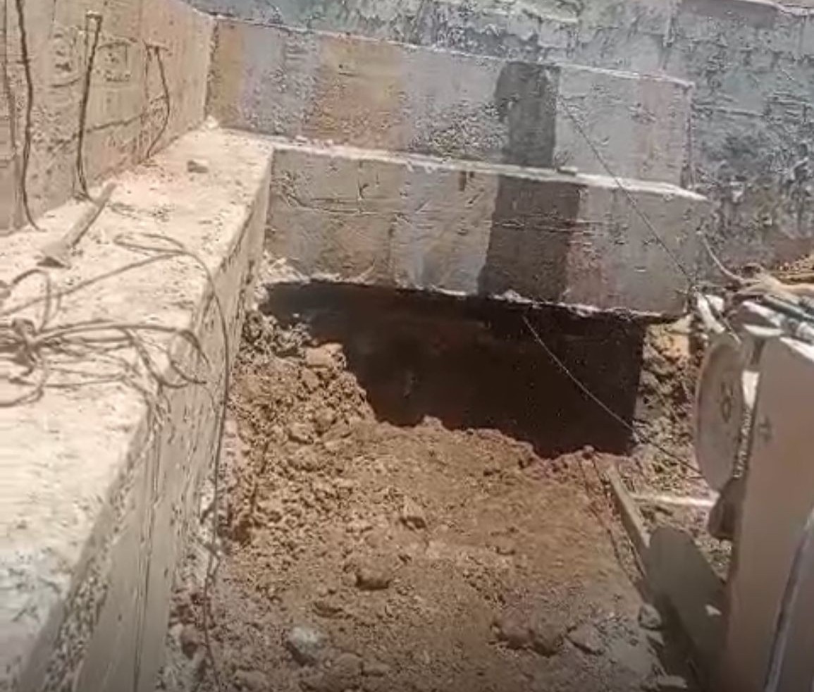 Corte em concreto armado com fio diamantado